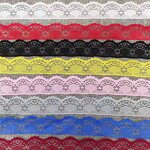 Lace Ribbon Tape Factory - Hot Sale 40MM Embroidered Cords for Sewing Decoration