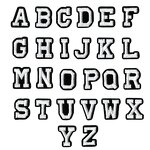 Alphabet Patches Supplier - Clothing Patches and Decorations English Letters