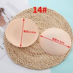 Bra Batting Supplier - Lady Chest Pad Breathable Sponge Oval Professional Wholesale