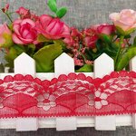 Lace Ribbon Tape Factory - Hot Sale 40MM Embroidered Cords for Sewing Decoration
