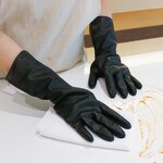 PVC Rubber Gloves Supplier - OEM Kitchen Gloves 80g Household