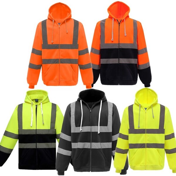 Zip Hoodie Factory - OEM logo Custom High Visibility Reflective