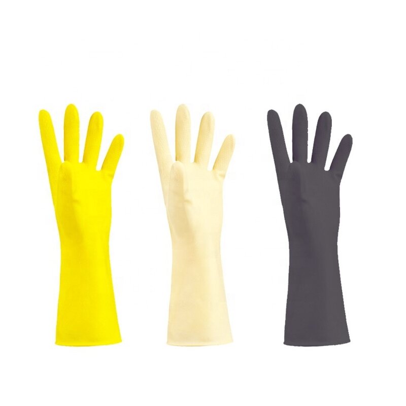 Work Rubber Gloves Supplier - OEM Wholesale Reusable Thick Leather