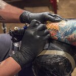 Synthetic Nitrile Gloves Factory - OEM Kitchen Black Blue Rubber