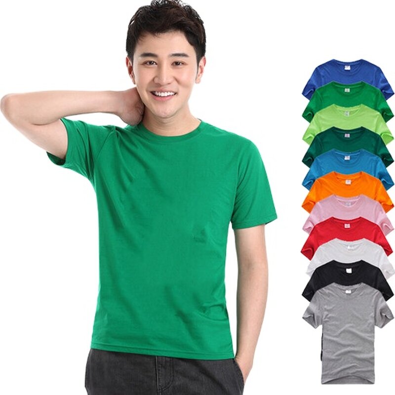Cotton T-shirt Manufacturer - OEM 200 Gsm 100% Cotton O-neck