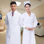 Lab Coat Manufacturer - OEM Unisex Long Sleeve Cotton White