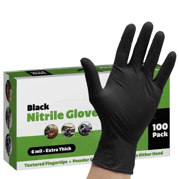 Nitrile Mechanic Gloves Factory - OEM 6mil Powder Free Cleaning