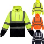 Zip Hoodie Factory - OEM logo Custom High Visibility Reflective
