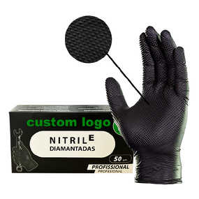 Diamond Nitrile Gloves Supplier - OEM 8 Mil Automobile Industrial