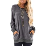 Women Tunic Tops Factory - OEM Crewneck Casual Long Sleeve Color