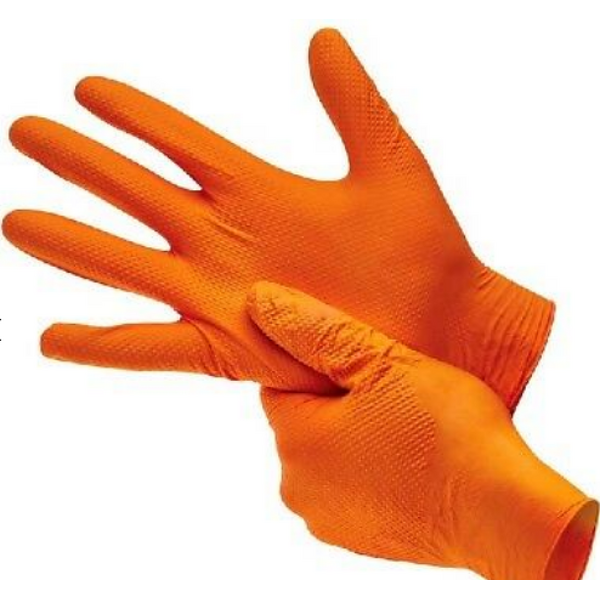 Diamond Texture Gloves Manufacturer - OEM 8 Mil Nitrile Industrial