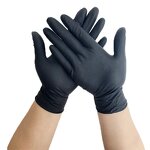 Pure Nitrile Glove Manufacturer - OEM 8 Mil Diamond Texture Custom