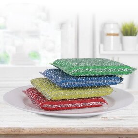 Dishwashing Sponge Manufacturer - OEM Pinstripe Scrubbing king Block