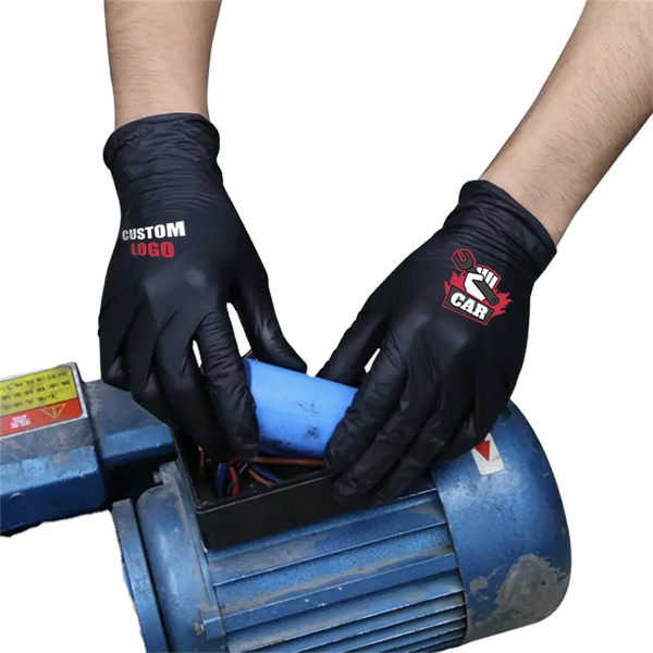 Custom Nitrile Gloves Factory - OEM 9 Inches Industrial Anti