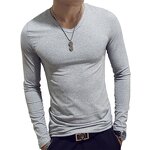 V Neck T-shirt Supplier - OEM Wholesale Cheap Long Sleeve