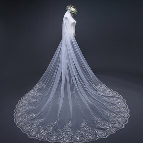 Bridal Veil Manufacturer - OEM 2022 Wholesale Fashion Long Tail
