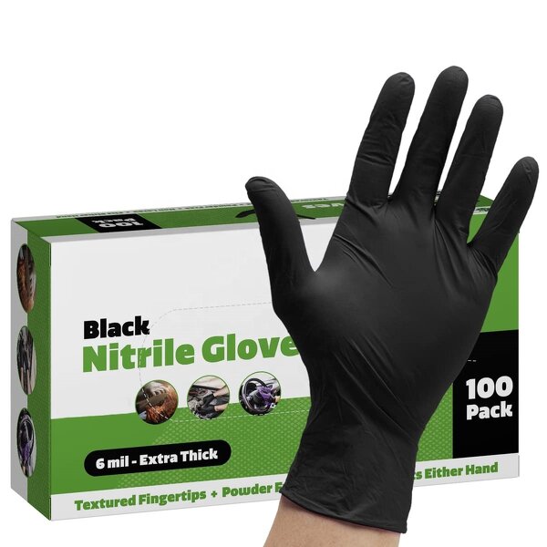 Full Textured Nitrile Glove Manufacturer - OEM 6mil Powder Free