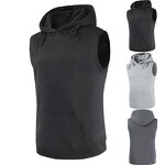 Sleeveless Hoodies Supplier - OEM DIY Custom Print New Design