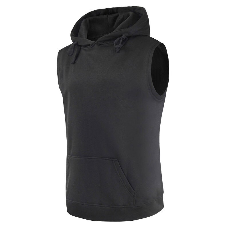 Sleeveless Hoodies Supplier - OEM DIY Custom Print New Design
