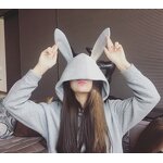 Rabbit Ear Hoodie Factory - OEM Woman Customized logo Long Sleeve