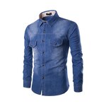 Men Jeans Shirts Supplier - OEM High Quality New Fashion Long