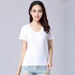 Women t Shirt Supplier - OEM High Quality Casual Girl Cotton