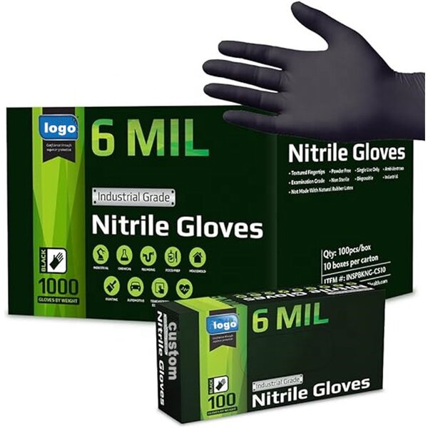 Nitrile Repair Glove Manufacturer - OEM 6mil Full Textured Powder