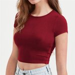 Crop Top T-Shirt Factory - OEM Wholesale Women's Casual Round