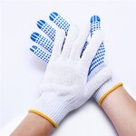 Cotton Working Gloves Supplier - OEM logo Custom BBQ Construction