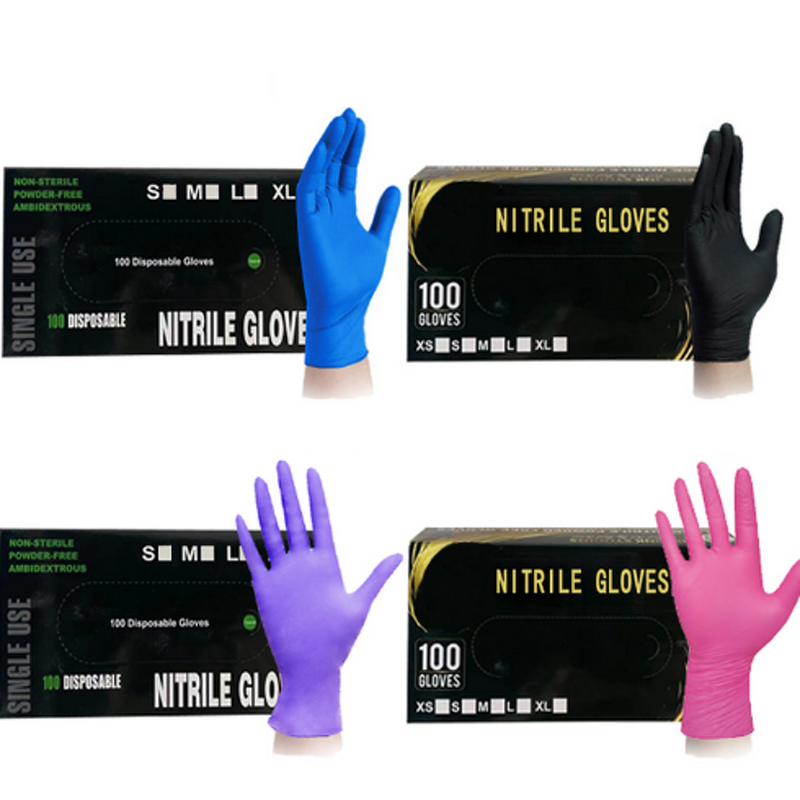 Nitrile Gloves Factory - OEM 9 Inch 4mil Barber Salon Gardening