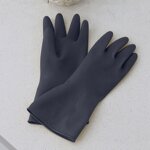 Work Rubber Gloves Supplier - OEM Wholesale Reusable Thick Leather