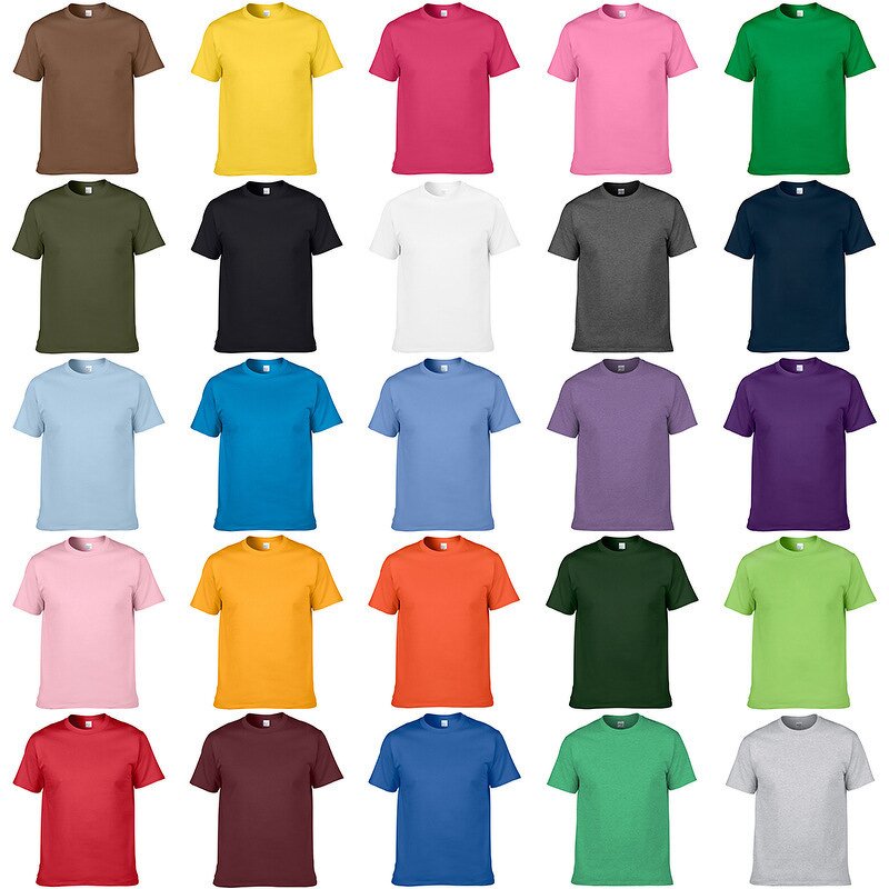 Men T-shirt Factory - OEM European Size 180Gsm 100% Cotton