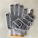 String Gloves Manufacturer - OEM Wholesale Cotton Side Dotted