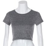 Crop Top T-Shirt Factory - OEM Wholesale Women's Casual Round