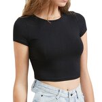 Crop Top T-Shirt Factory - OEM Wholesale Women's Casual Round