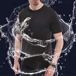 Waterproof T-shirts Manufacturer - OEM Men Custom Print Quick Dry