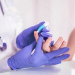 Purple Nitrile Gloves Factory - OEM 9 Inches S-XL Elastic Tattoo