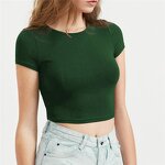 Crop Top T-Shirt Factory - OEM Wholesale Women's Casual Round