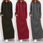 Hoodie Long Dress Supplier - OEM 2020 Autumn Women's Long Dress