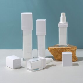 Rotating Airless Bottle Supplier - OEM Luxury 15-50ml Refillable