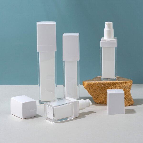 Rotating Airless Bottle Supplier - OEM Luxury 15-50ml Refillable