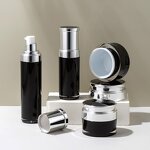 Black Airless Pump Bottle Manufacturer - OEM Bio-degradable Design