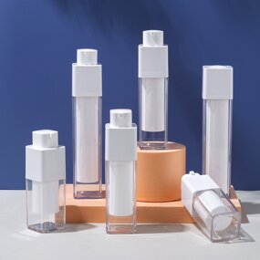 Plastic Airless Pump Bottle Factory - OEM 15-50ml Luxury Round