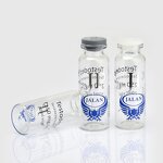Glass Empty Vial Manufacturer - OEM 2-15ml Transparent with Lids