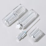 Silver Cosmetic Jar Supplier - OEM 15-100ml Acrylic Bottle Set
