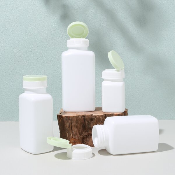 Capsule Supplement Bottle Factory - OEM 100-250ml Black Plastic