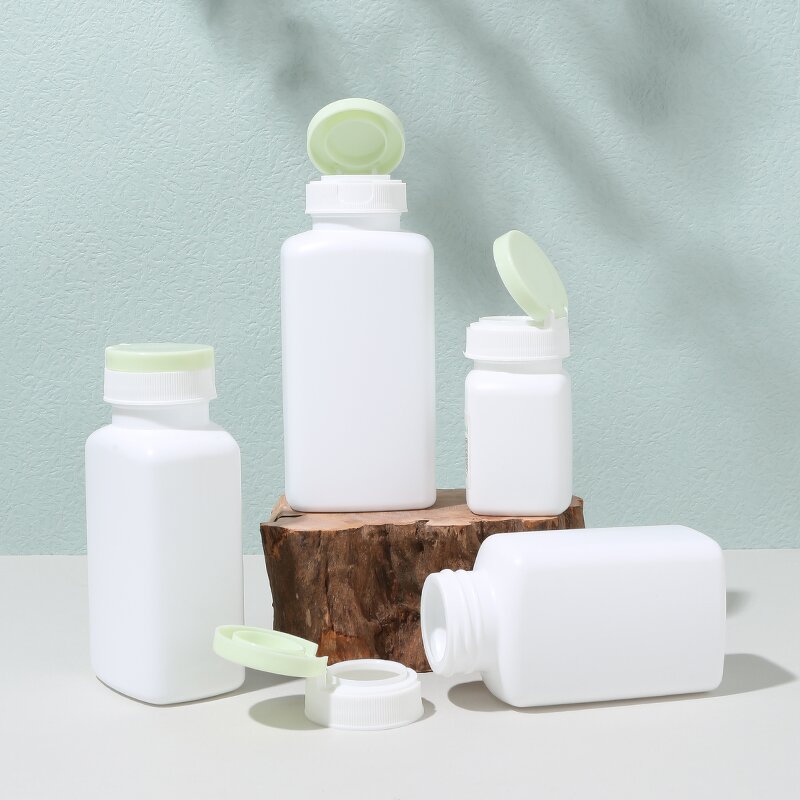 Capsule Supplement Bottle Factory - OEM 100-250ml Black Plastic