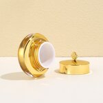 Plastic Acrylic Cream Jar Supplier - OEM Wholesale 30-50ml Gold
