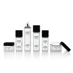 Acrylic Cosmetic Bottle Supplier - OEM 30-100ml Black Airless Set