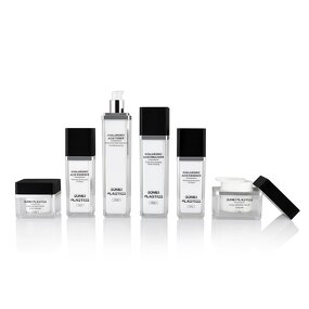 Acrylic Cosmetic Bottle Supplier - OEM 30-100ml Black Airless Set